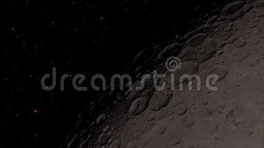 月亮背景现实视频。 月球是一个围绕地球运行的天体. 图像的元素